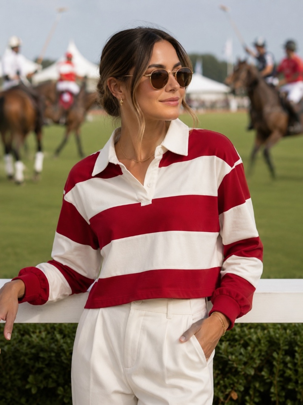 Shop the Mint by The Mint Julip Polo Shirt Size S